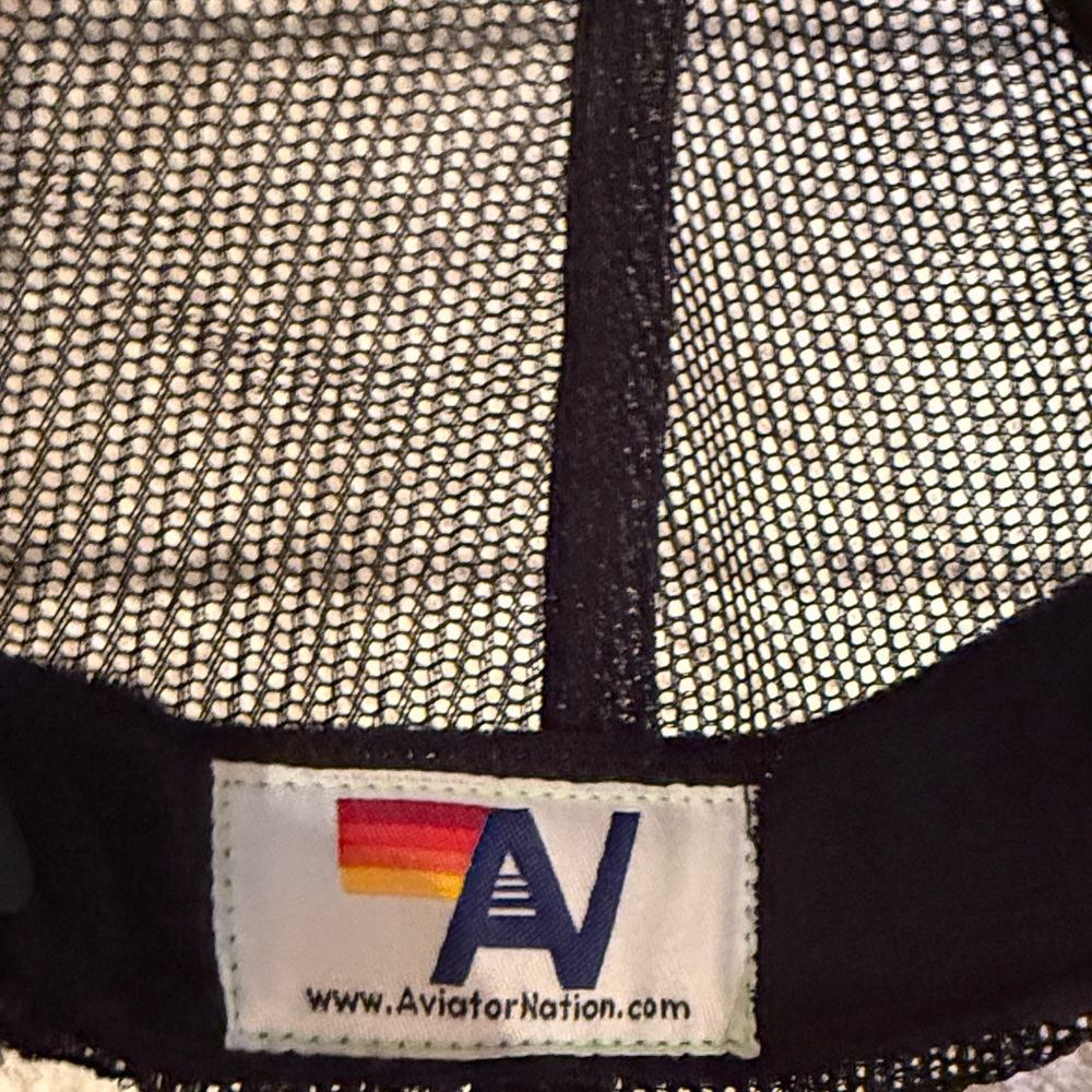 AVIATOR NATION ALL SEASONS CIRCLE TRUCKER HAT - Picture 6 of 7